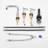 Widespread 2-handle Bathroom Faucet with Drain Assembly-73458821