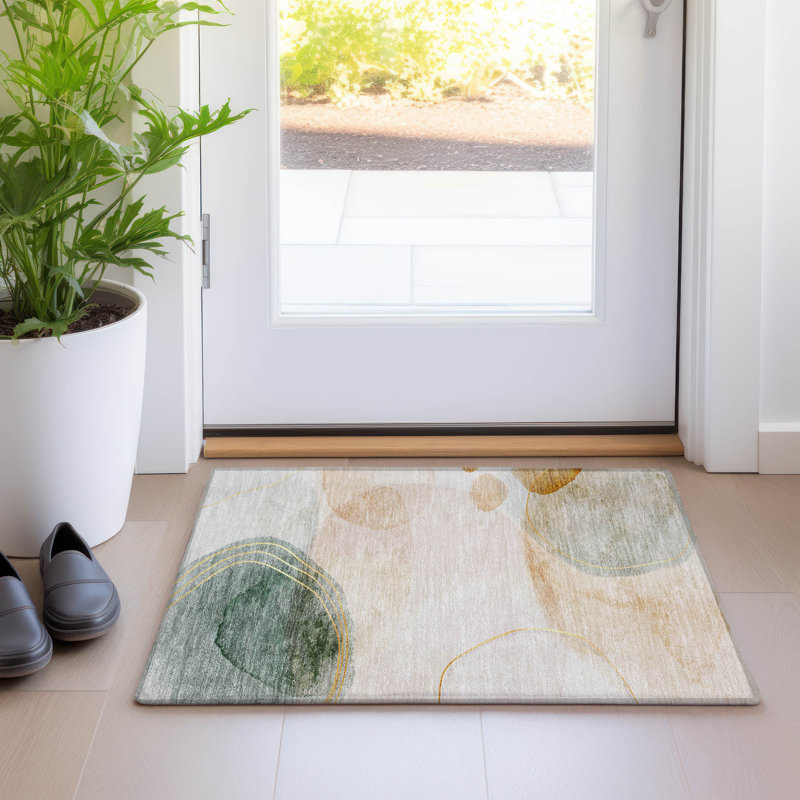 Tapis intérieur / extérieur Blakelie, Rectangle 1 pi 8 po x 2 pi 6 po