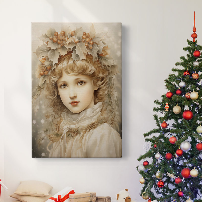 Art des Fêtes de Noël - Toile tendue avec châssis DCXCIV, H 18 po x l 12 po