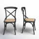 Camaran Solid Wood Cross Back Side Chair