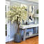 Faux Cherry Blossom Tree Plant in Fiberstone Planter