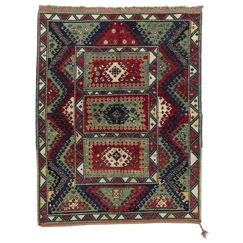 Bordjalu One-of-a-Kind 5' X 6' Hand Knotted Area Rug