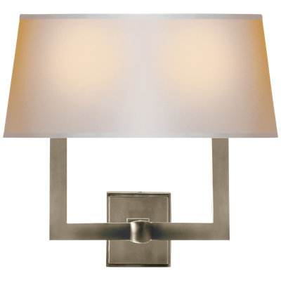 Square Tube 2 - Light Armed Sconce