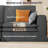 L-shaped Pet-Friendly Fabric Oversized Enveloping Feel Double-decker Sofa With A Storage Ottoman-60226417