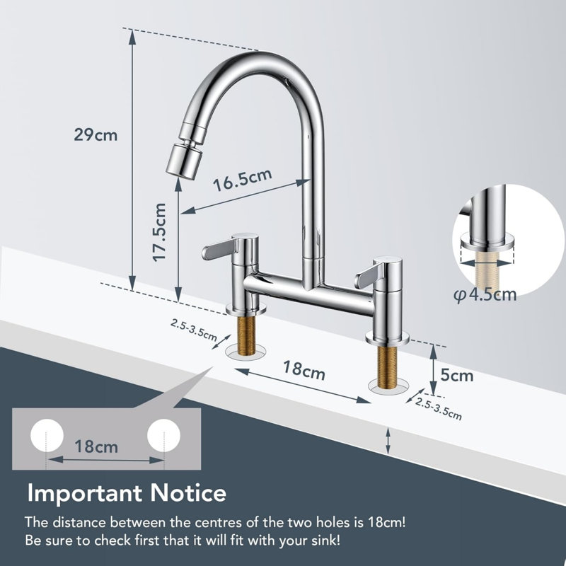Brayden Studio Kitchen Faucet