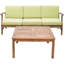 3 SEATER SOFA AND TABLE SET