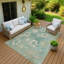 Tapis floral intérieur / extérieur lavable à la machine Kaczor ACN2225-1815443839