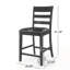 Tabourets de comptoir en bois rembourrés Farmhouse-2053512864