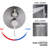 Shower Faucet With 10 Inch Head And Movable Handheld In Brushed Nickel System Classic