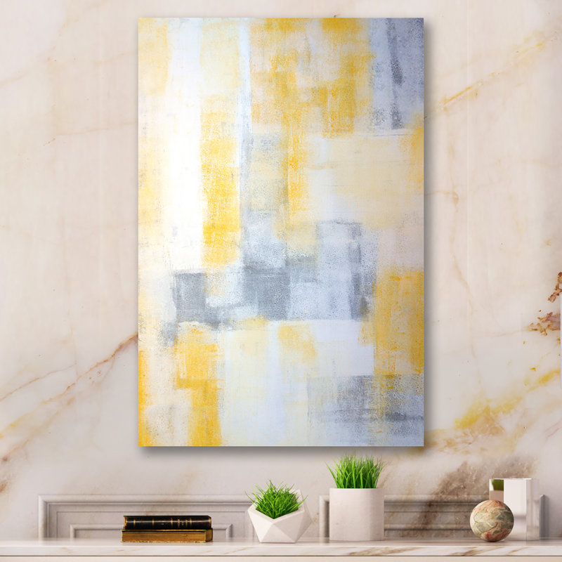Art moderne gris et bleu II 2PT47714, H 32 po x l 16 po x P 1 po