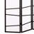 3-Panel Screen Room Divider, Black