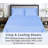 100% Cotton Sheets Sets Soft Crispy Percale Cooling Sheets 16 Inch Deep Pocket Bed Sheets-88685148-74938503