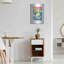 «Wrought Studio ™», Color Layers II par Courtney Prahl, art mural en métal