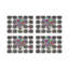Pistils Metal Bouquet Pebble 17.5" Vinyl Placemat