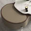 Table basse en pierre frittée de luxe italien clair