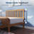 Soid Wood Platform Bed with Headboard-795243942-792425011