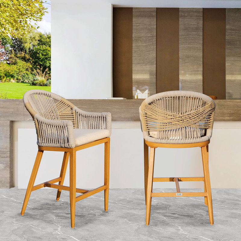 Maderson Outdoor 24.4'' Counter Stool