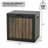 Decksplore 35 Gallon Wood-Look Resin Deck Box, Outdoor Storage Box with Lockable Lid