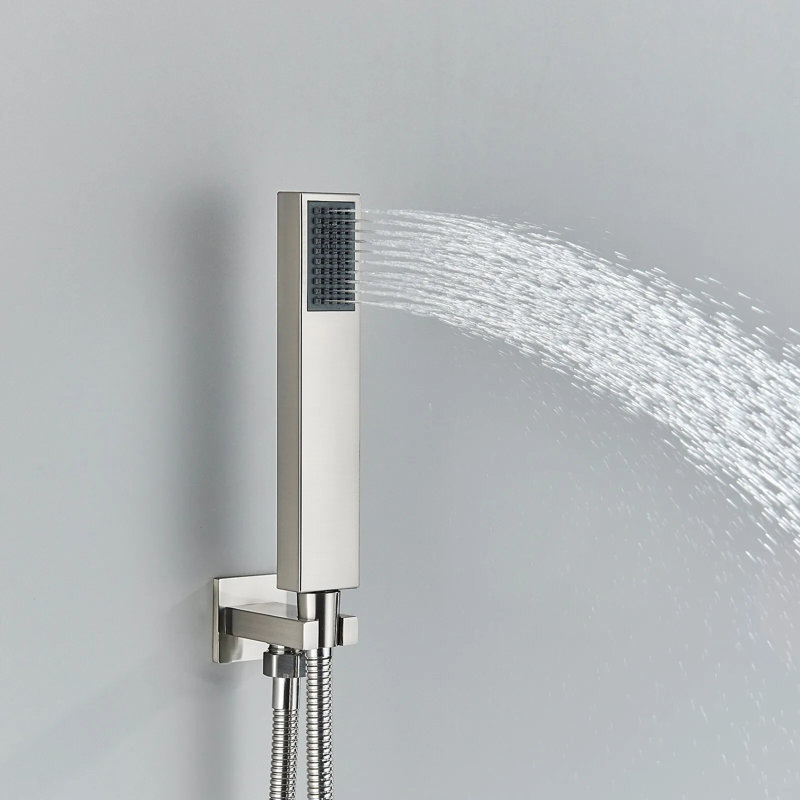 Système de douche complet à pression équilibrée (température et volume) avec valve brute