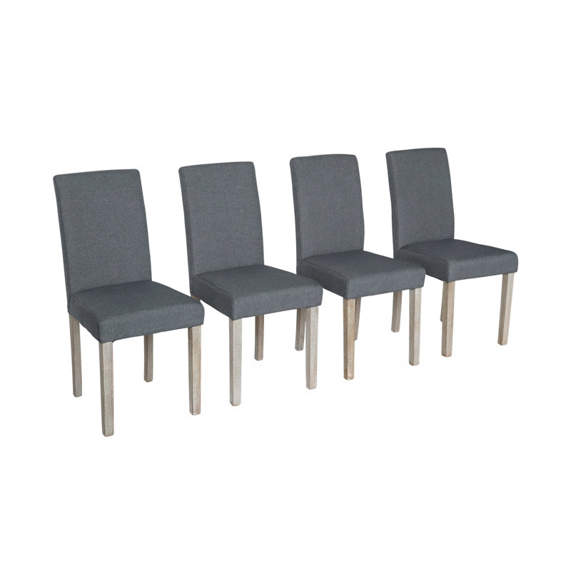 Gerde Upholstered Dining Chair, Charcoal Grey