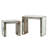 Ziegler Mirrored Glass Top Nesting Tables