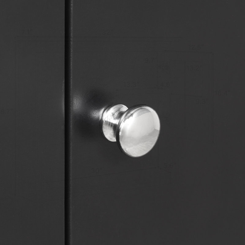 Versatile Freestanding Bathroom Cabinet with Multiple Features for Optimal Storage, Black