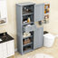 Armoire de rangement luxueuse en bois avec tablettes réglables-2080848714-2109175860