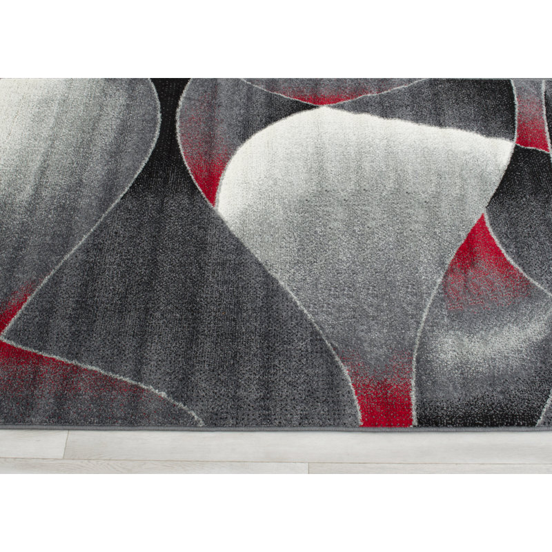 Hartlepool Abstract Indoor Rug, Rectangle 5' x 7'