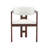 Japandi Upholstered Arm Chairs 2Pc Set