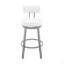 Tabouret de bar pivotant en similicuir Yandra