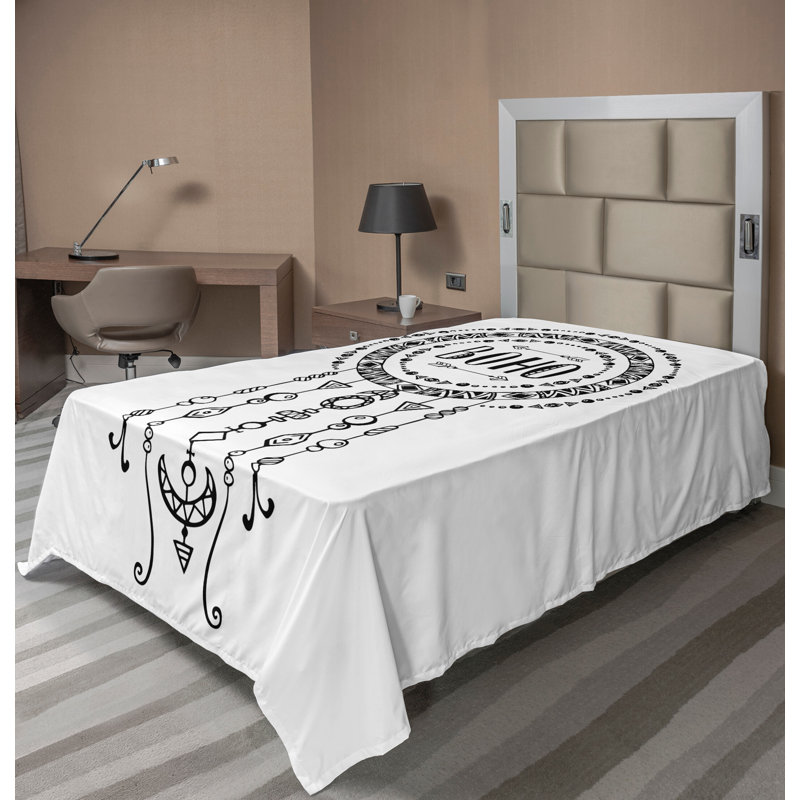 Drap plat Ambesonne, Drap plat pour lit simple