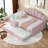 Upholstery Velvet Daybed Frame With Shall Shaped Backrest And Trundle-484425290