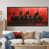 Black Floater Framed Canvas