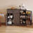 Bayview 33” Stand Kitchen Pantry with 3 Doors, 1 Drawer, Multiple Finish Options-1439400655