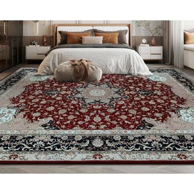 Tapis rectangulaire noué à la main