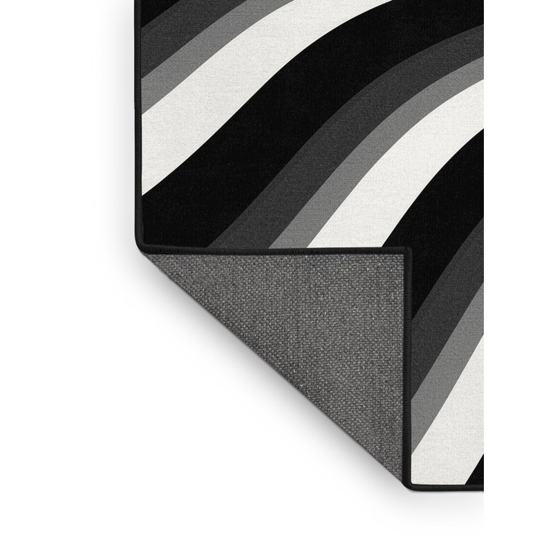 Tapis gris moelleux doux et moelleux Teterboro, 5 x 8