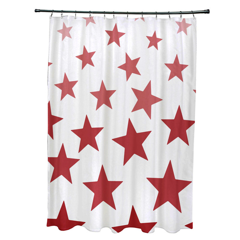 Rideau de douche Alissiya, Rouge