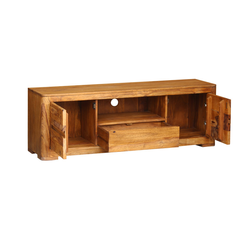 Gaven Unfinished TV Stand for TVs up to 65", Light Brown