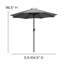 Table carrée en acier avec 4 chaises empilables en teck Agit-1908681004-1908681003