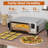 Kitchen Elite 8 in 1 Digital Air Fryer Toaster Convection Pizza Oven, Silver