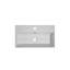 Meuble-lavabo 21,6 po de couleur grise 24Vb06-21Mgr avec lavabo en céramique. Élégance moderne. Fabriqué en bois. Grandes options de rangement. Assemblage facile à gratter. Construction. Nécessaire