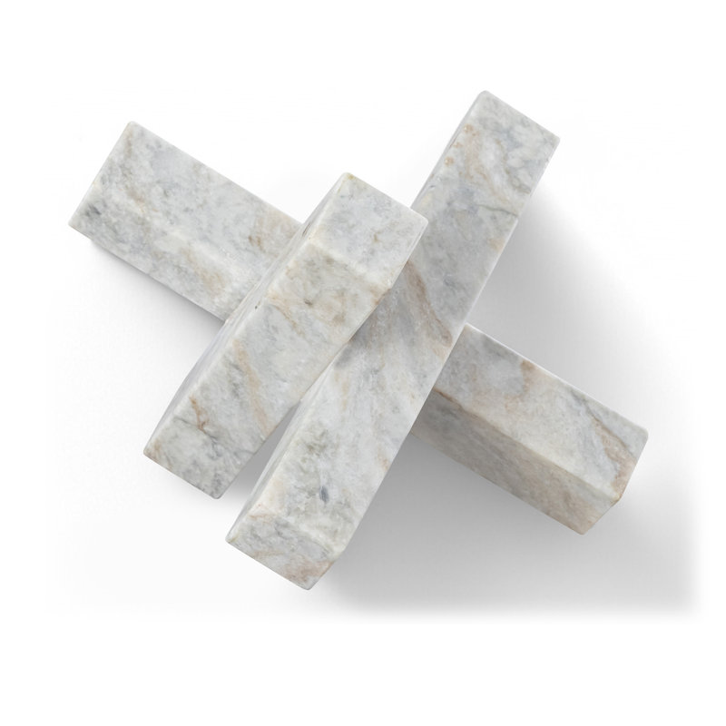 Stix Marble Decorative Object, Brown