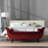Extra - Long 65 Inch Red Velvet Entryway Bench With Storage And Style, 49.85 In Deep, 18.81 Wide, 16.8 High, 48.05 Lb Multi Purpose For Living Room, Spacious Seating, Depth, Width, Height,-1238437888