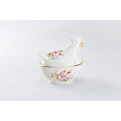 Sugar And Creamer Set with Lid