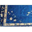 Antique Peking Chinese Floral Hooked Rug