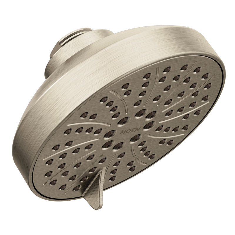Moen Six-Function 4-1/2" Diameter Spray Head Eco-Performance Showerhead, Brushed Nickel