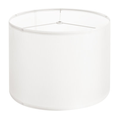 Abat-jour tambour moyen 13 x 13 x 10 pouces (lin clair)