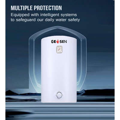 Chauffe-eau 15 gallons, chauffe-eau électrique, réservoir d'eau chaude, point d'utilisation compact, intérieur et vertical