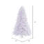 Crystal White Pine Artificial Christmas Tree with LED Multi Colored Lights with Stand-138141847-148844841