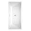 Baignoire de trempage autoportante en acrylique avec robinet 67 po. X 32 po. Sara-40042810